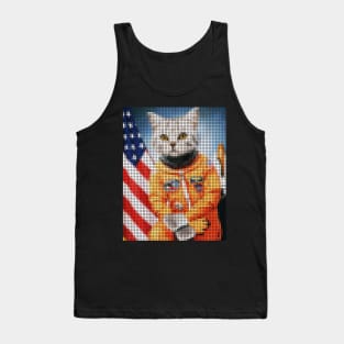 Astronaut Space Cat (Mosaic Design) Tank Top